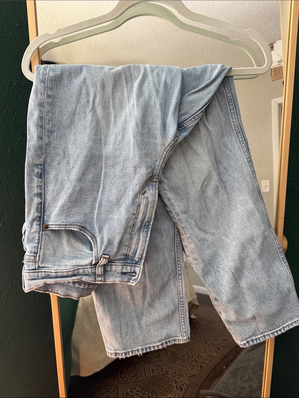 Abercrombie & Fitch Light Wash Straight Leg Jeans